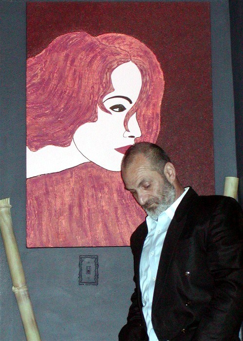 Self Portrait: the Artist and his Painting "Predator"