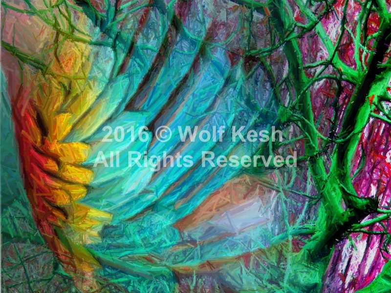 Angels Are Here Digital Art By Wolf Kesh
